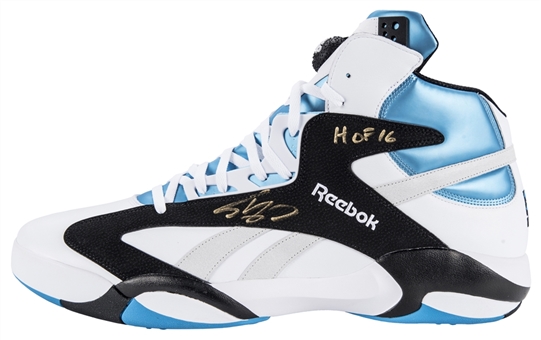 Shaquille ONeal Signed & "HOF 16" Inscribed Reebok Sneaker (Steiner)